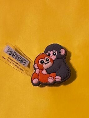 Punch the Monkey Snuggle Monkey Croc Charm